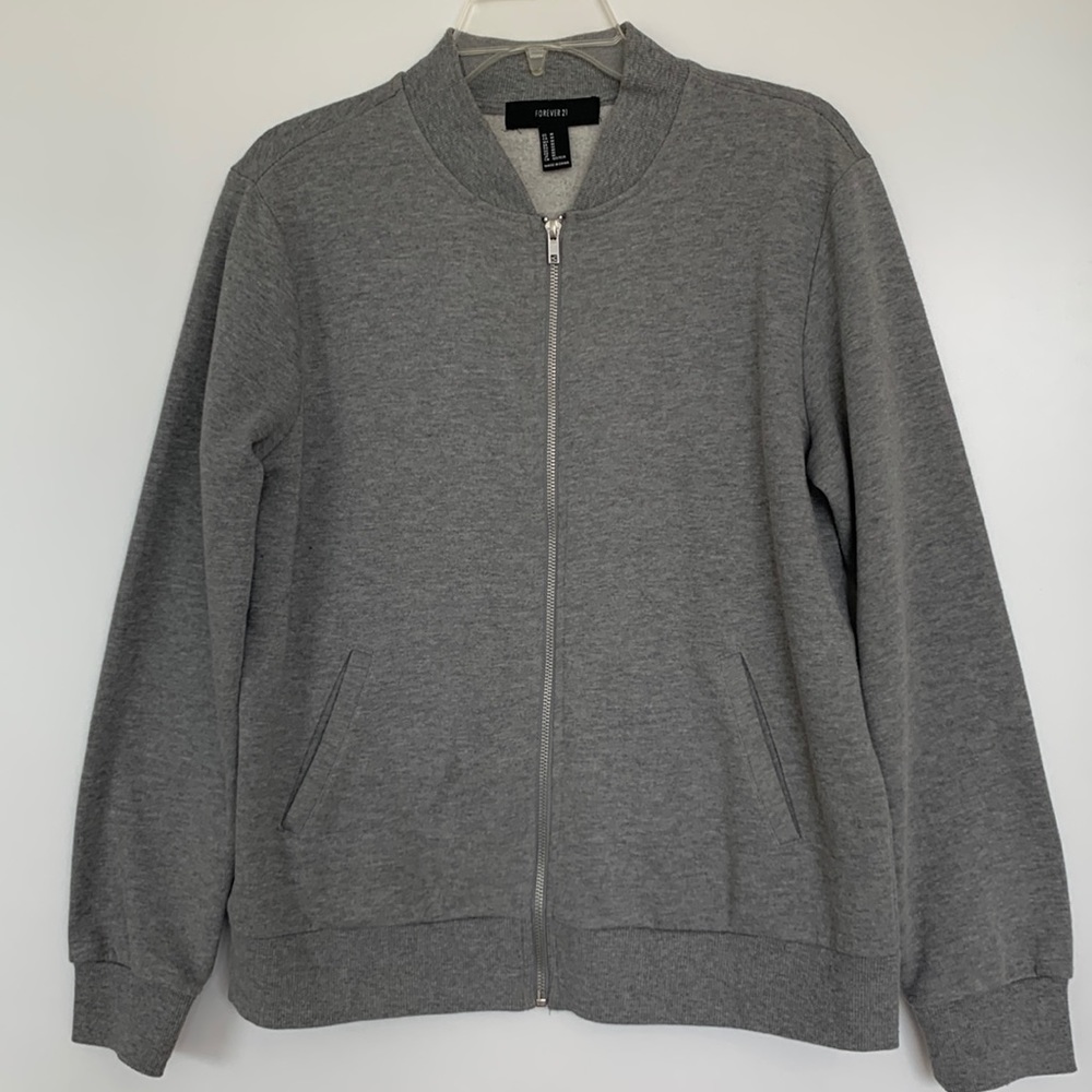 Forever 21 zip fleece jacket